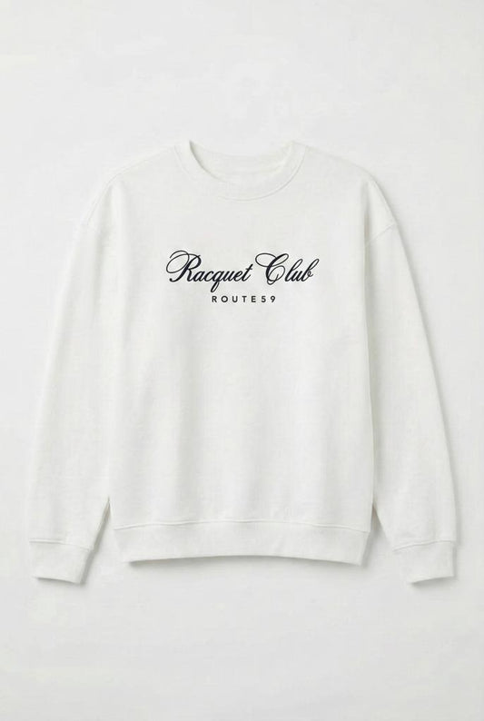 Polerón Mujer - Raquet Club / White