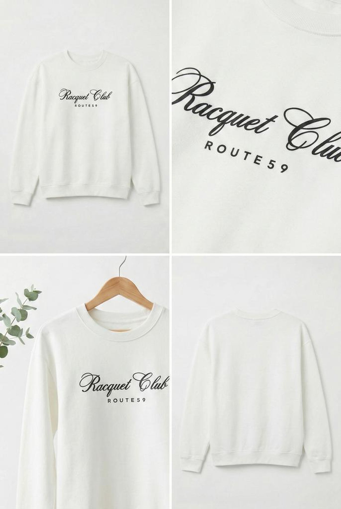 Polerón Mujer - Raquet Club / White