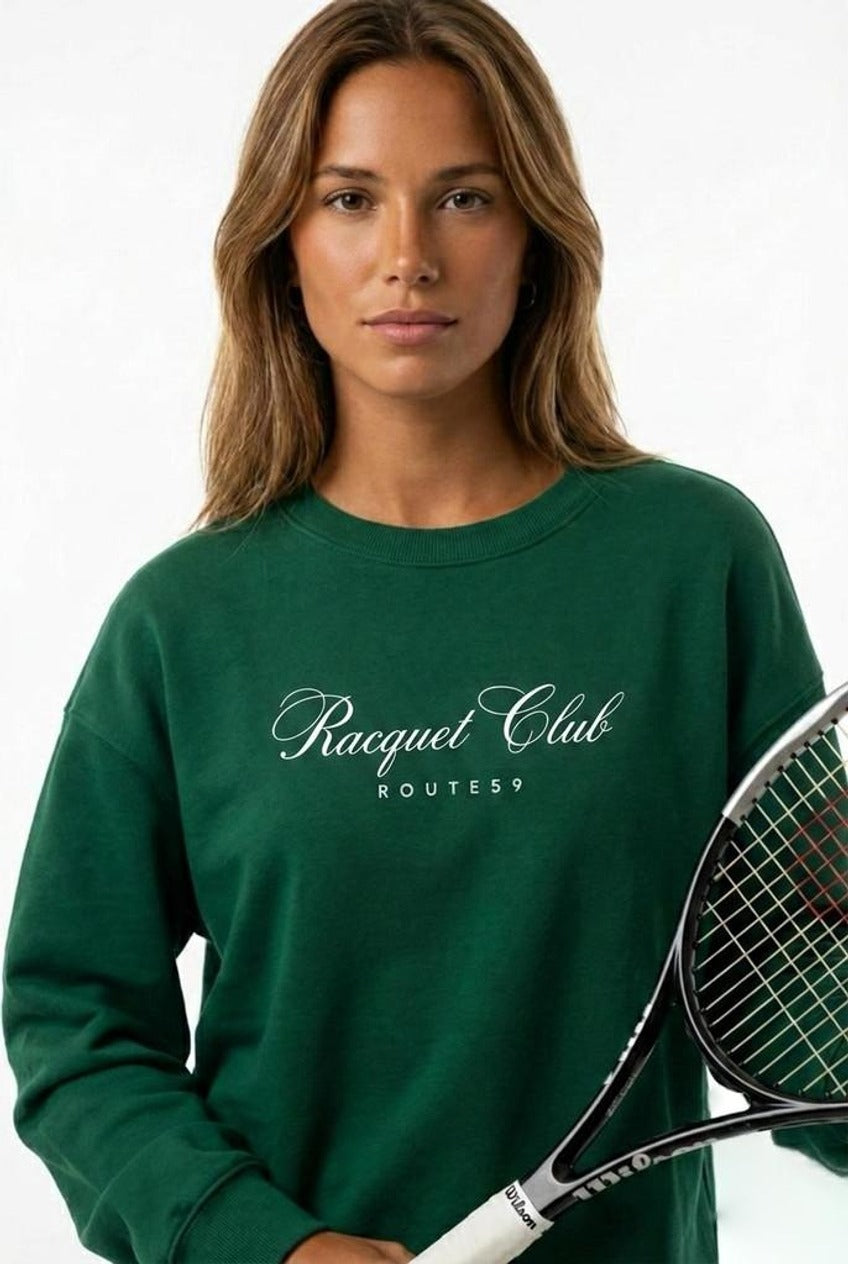 Polerón Mujer - Raquet Club / Green