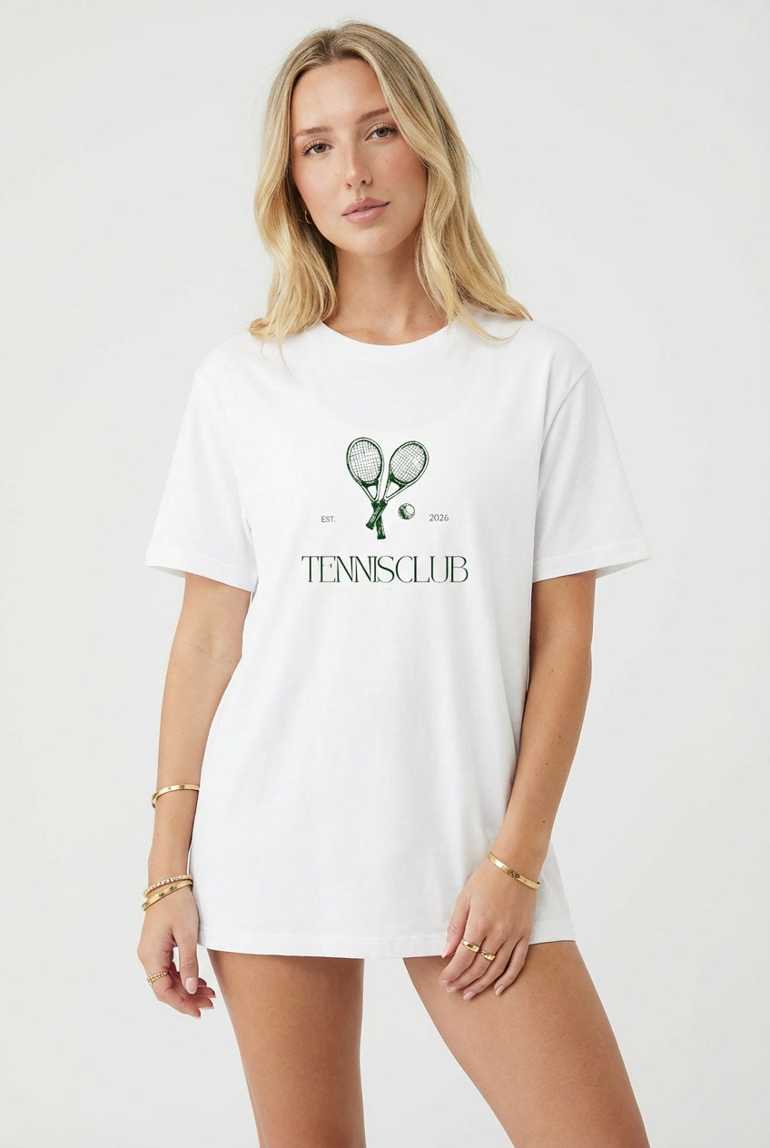 Polera Mujer - Tennis Club White